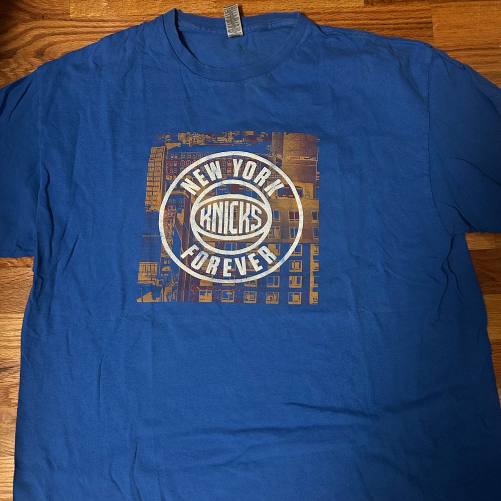 Gildan Blue New York Knicks Tee